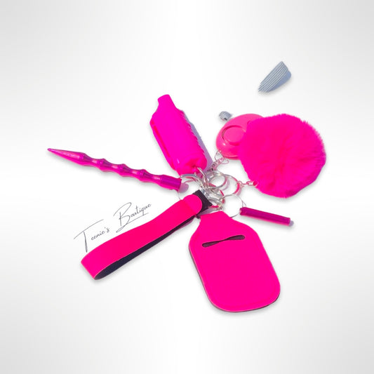 Pink panther self defense keychain