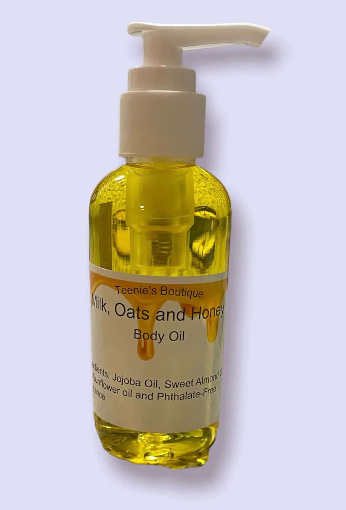 Hydrating Body Oil - Teenies Boutique Milk Oats and Honey Body Oil