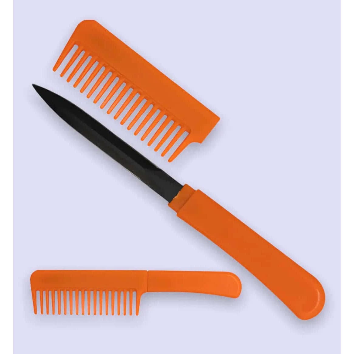 Orange Comb knife